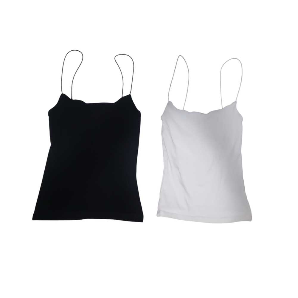Zara Black and White Camisole Duo